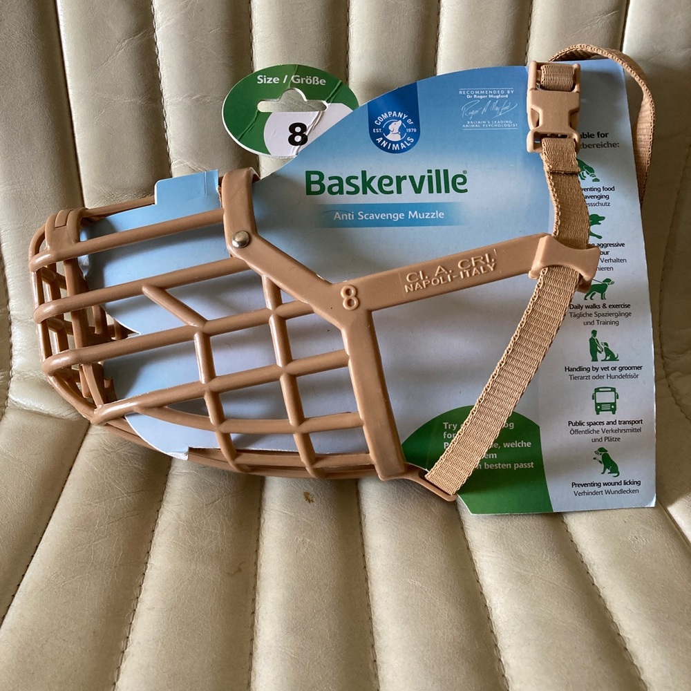 Baskerville Dog Muzzle - Size 8